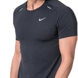 Men's Nike TechKnit Ultra Men's Running Short Sleeve Shirt CJ5344-010 Size M
